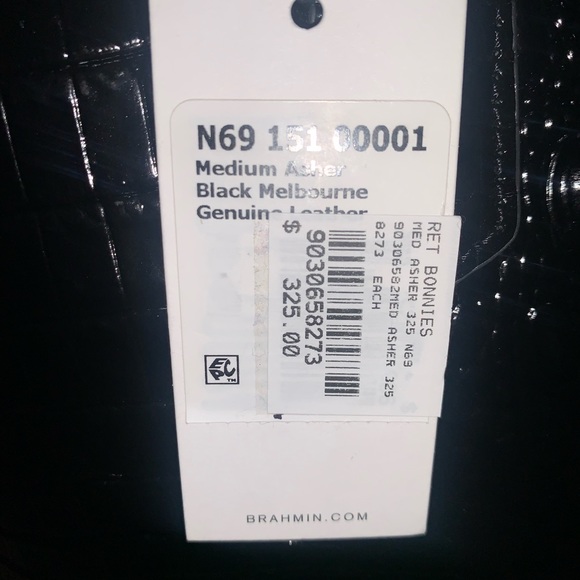 RECENTLY REDUCED‼️ Brahmin Medium Asher Black Melbourne Handbag. EUC - Picture 5 of 6